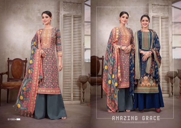 Jaimau Faiza Pashmina Designer Dress Material